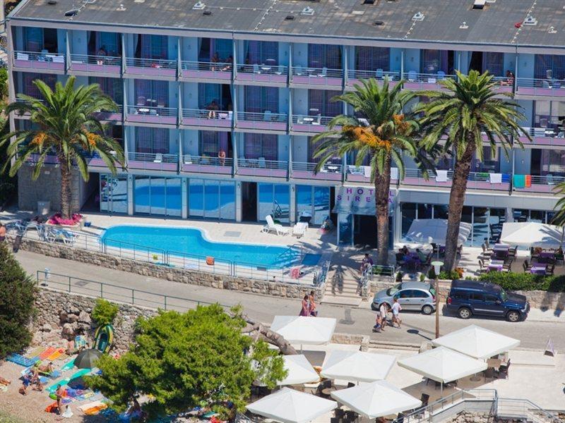 Hotel Sirena Подгора Экстерьер фото