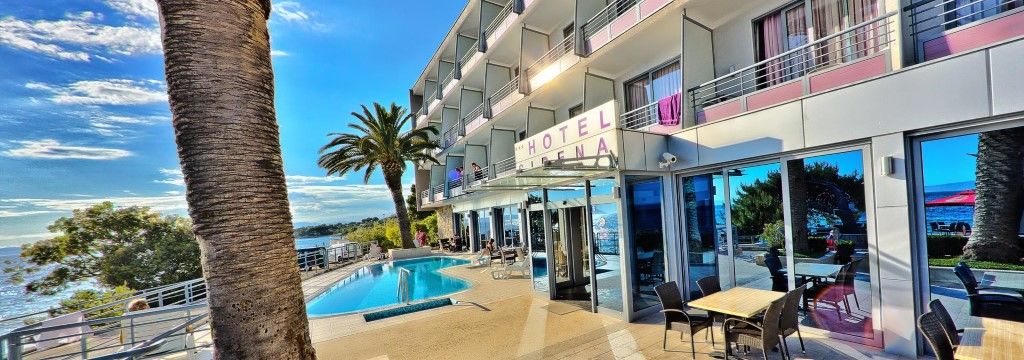 Hotel Sirena Подгора Экстерьер фото